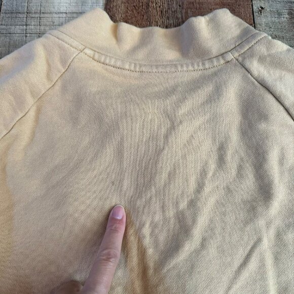 Reebok Y2K tan track jacket with red and black stripe women's size medium - Picture 5 of 10